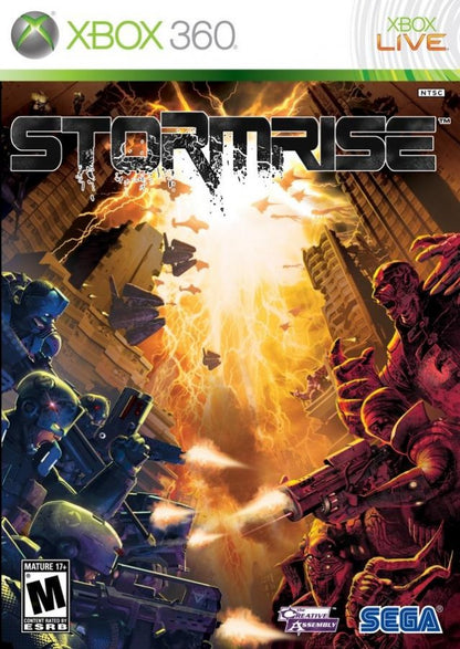 Stormrise cover art for Xbox 360 (X360) real-time tactics strategy video game