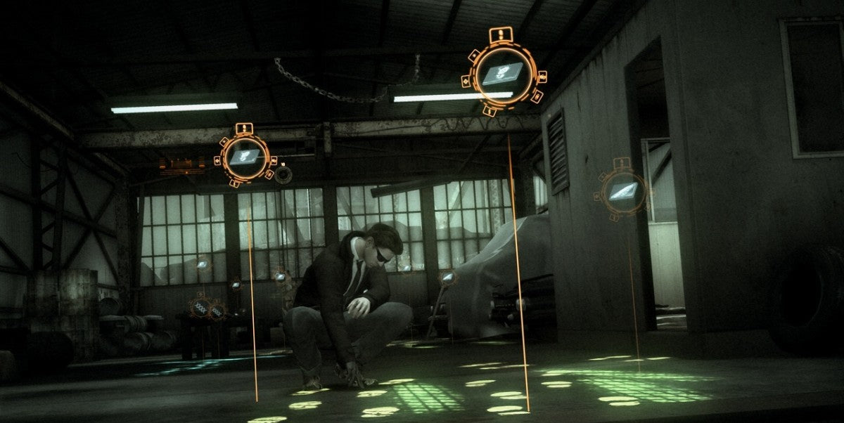 Heavy Rain Director's Cut Greatest Hits PlayStation 3 interactive drama thriller video game multiple protagonist narratives Quantic Dream branching story choices morality system crime investigation David Cage cinematic quick time events emotional psychological horror exclusive additional content The Taxidermist scene gameplay screenshot