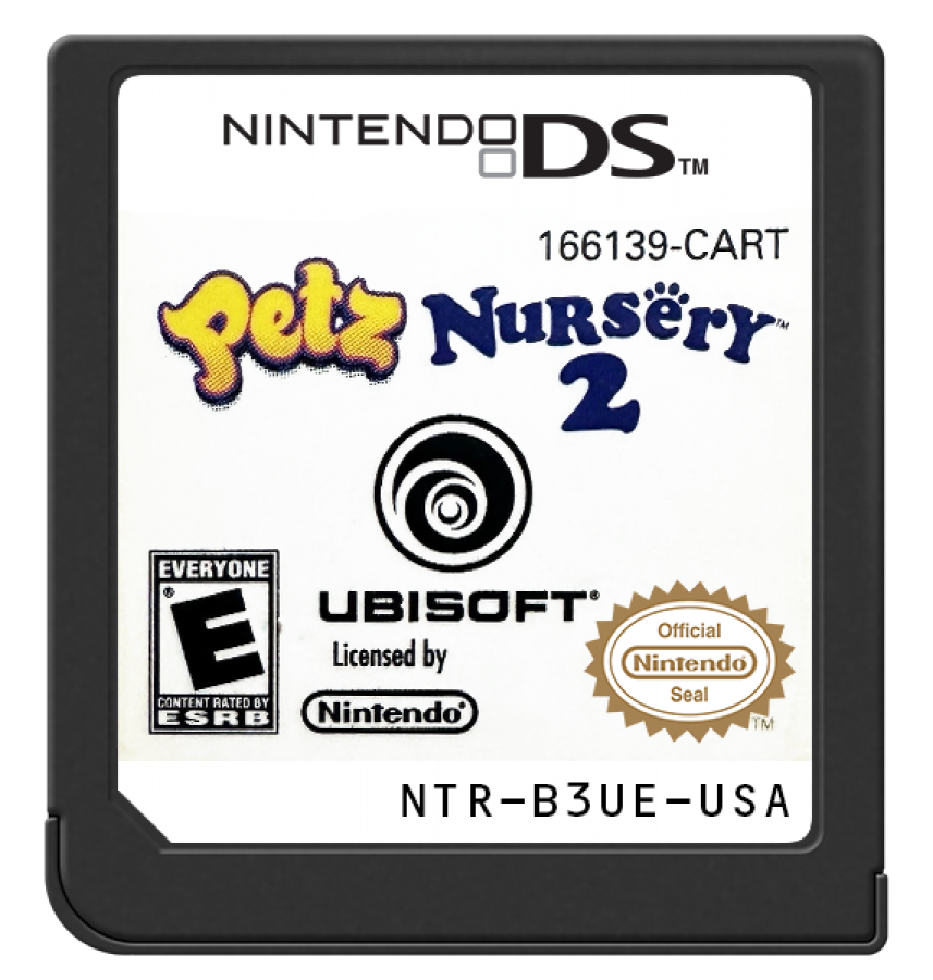 Petz: Nursery 2 cartridge for Nintendo DS (DS) baby care simulation video game