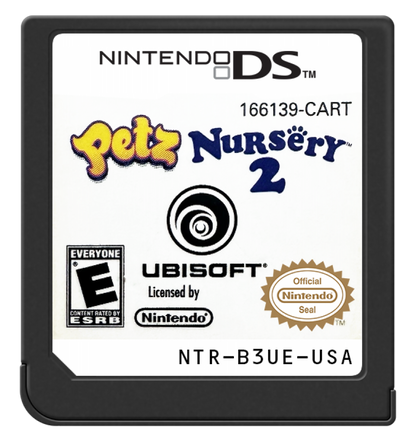 Petz: Nursery 2 cartridge for Nintendo DS (DS) baby care simulation video game