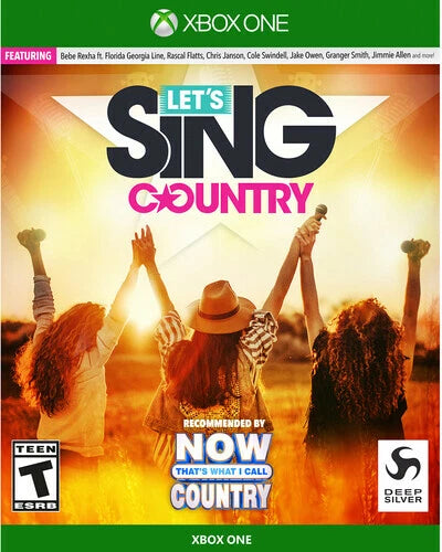 Let's Sing Country cover art for Xbox One (XONE) music video game