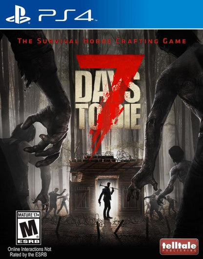 7 Days to Die cover art for PlayStation 4 (PS4) zombie survival crafting game