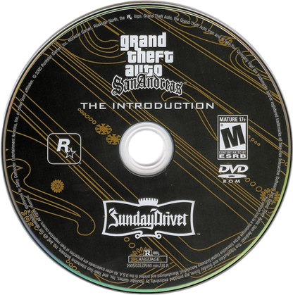 Grand Theft Auto: San Andreas Special Edition disc art for PlayStation 2 (PS2) video game