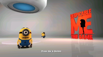 Despicable Me title screen art for Nintendo Wii (Wii) video game
