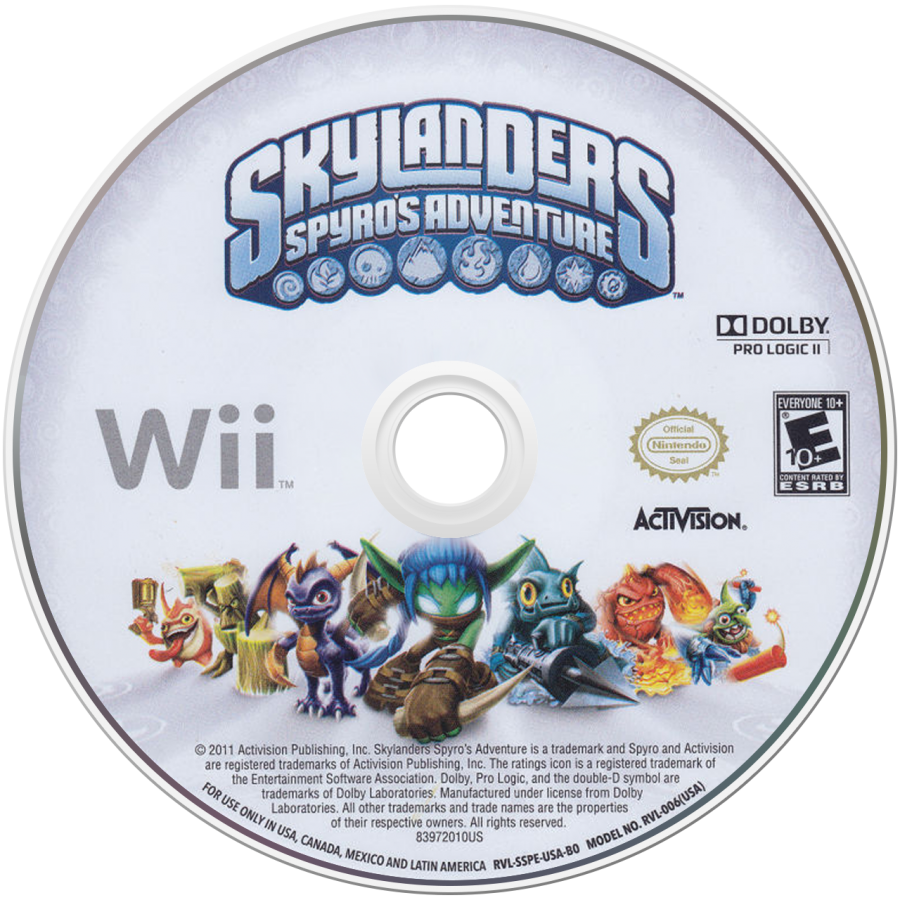 Skylanders: Spyro’s Adventure – Nintendo Wii (Wii) action-adventure platformer toys-to-life video game disc
