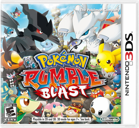 Pokemon: Rumble Blast cover art for Nintendo 3DS (3DS) video game