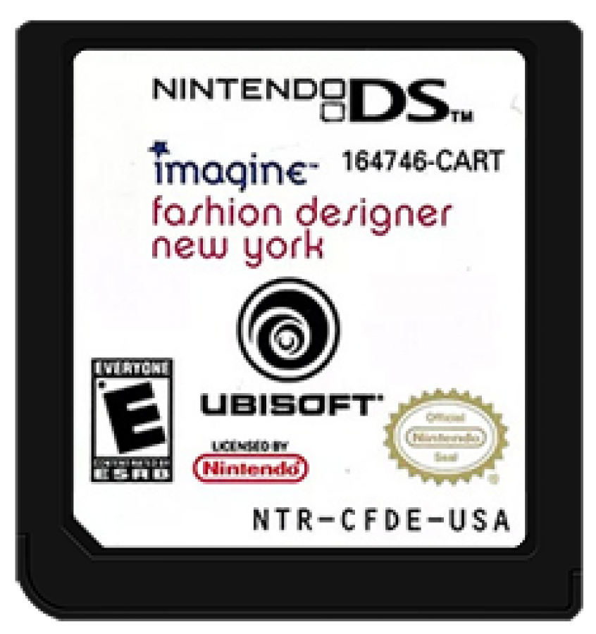 Imagine: Fashion Designer New York cartridge art for Nintendo DS (DS) video game