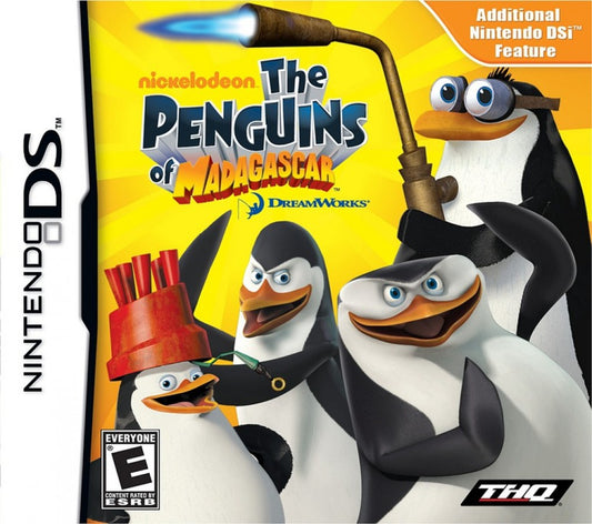 The Penguins of Madagascar cover art for Nintendo DS (DS) video game