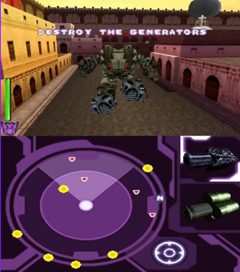 Transformers Revenge of the Fallen Decepticons for Nintendo DS action adventure game featuring the Decepticon campaign real time combat stylus based controls character upgrades and a story driven Transformers experience gameplay