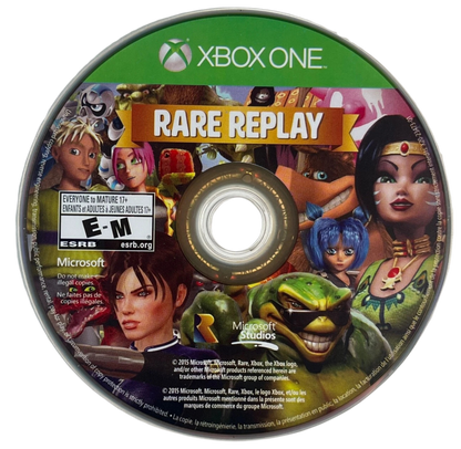 Rare Replay – Xbox One (XONE) disc for compilation of classic action-adventure and platformer video games
