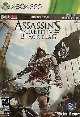 Assassin's Creed IV: Black Flag [GameStop Edition] cover art for Xbox 360 (X360) action-adventure video game