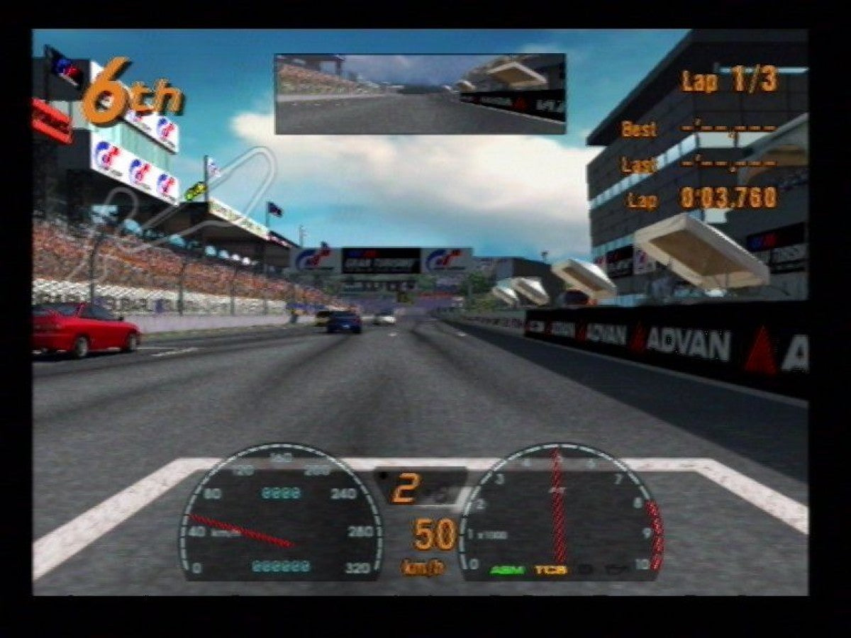Retro Gran Turismo 3 Not for Resale PS2 inspired design featuring realistic driving simulation aesthetic vintage PlayStation 2 high performance sports cars detailed racing circuits authentic motorsport experience Polyphony Digital gameplay nostalgic racing presentation - gameplay