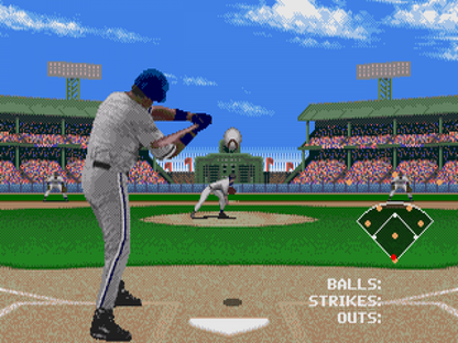 Frank Thomas Big Hurt Baseball gameplay for Sega Genesis (GEN) video game