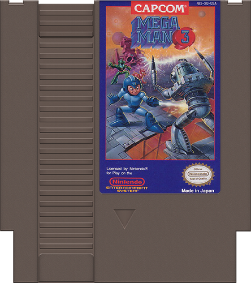 Mega Man 3 in box cartridge for Nintendo Entertainment System NES retro video game