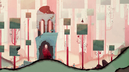 Gris Nintendo Switch game featuring artistic platforming adventure with emotional storytelling and watercolor visuals gameplay