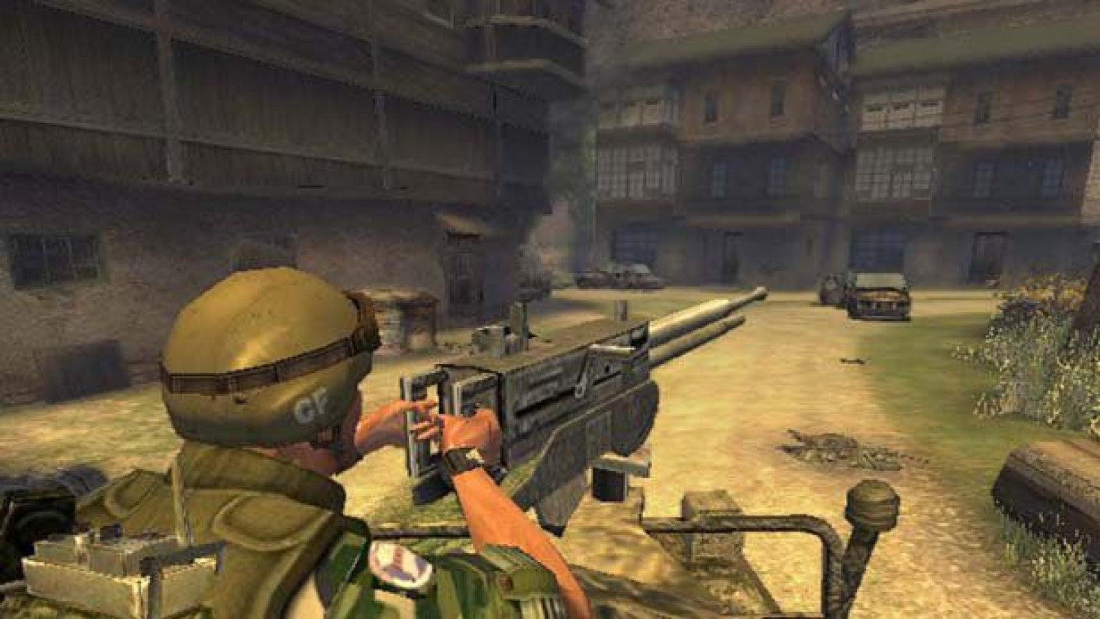 Full Spectrum Warrior: Ten Hammers gameplay for PlayStation 2 (PS2) modern military tactical squad-based action video game