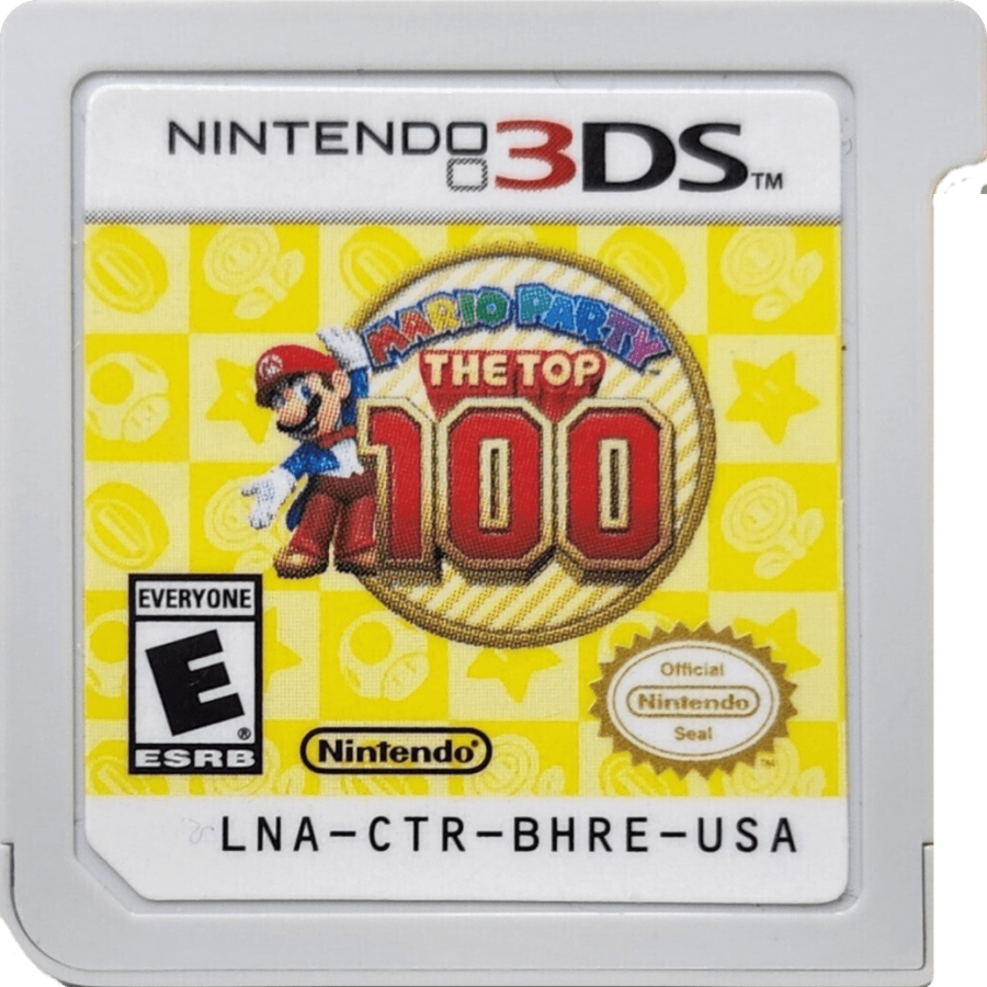 Mario Party: The Top 100 cartridge for Nintendo 3DS (3DS) video game 