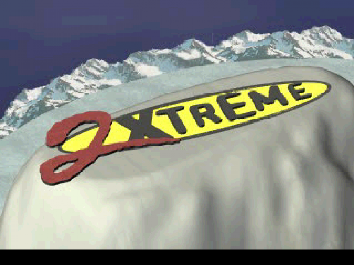 2Xtreme Greatest Hits PlayStation 1 PS1 video game, extreme sports racing, BMX, skateboarding, and rollerblading action, classic console title title screen
