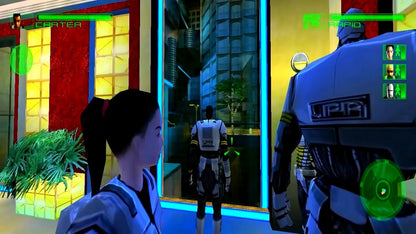 Project Eden PlayStation 2 PS2 video game, action adventure shooter, cooperative gameplay, sci-fi exploration, console title gameplay