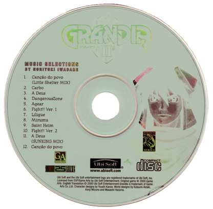 Grandia II Sega Dreamcast retro video game JRPG disc 2 (2000)