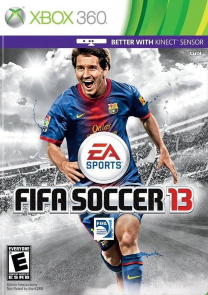 FIFA Soccer 13 cover art for Xbox 360 (X360) sports soccer video game