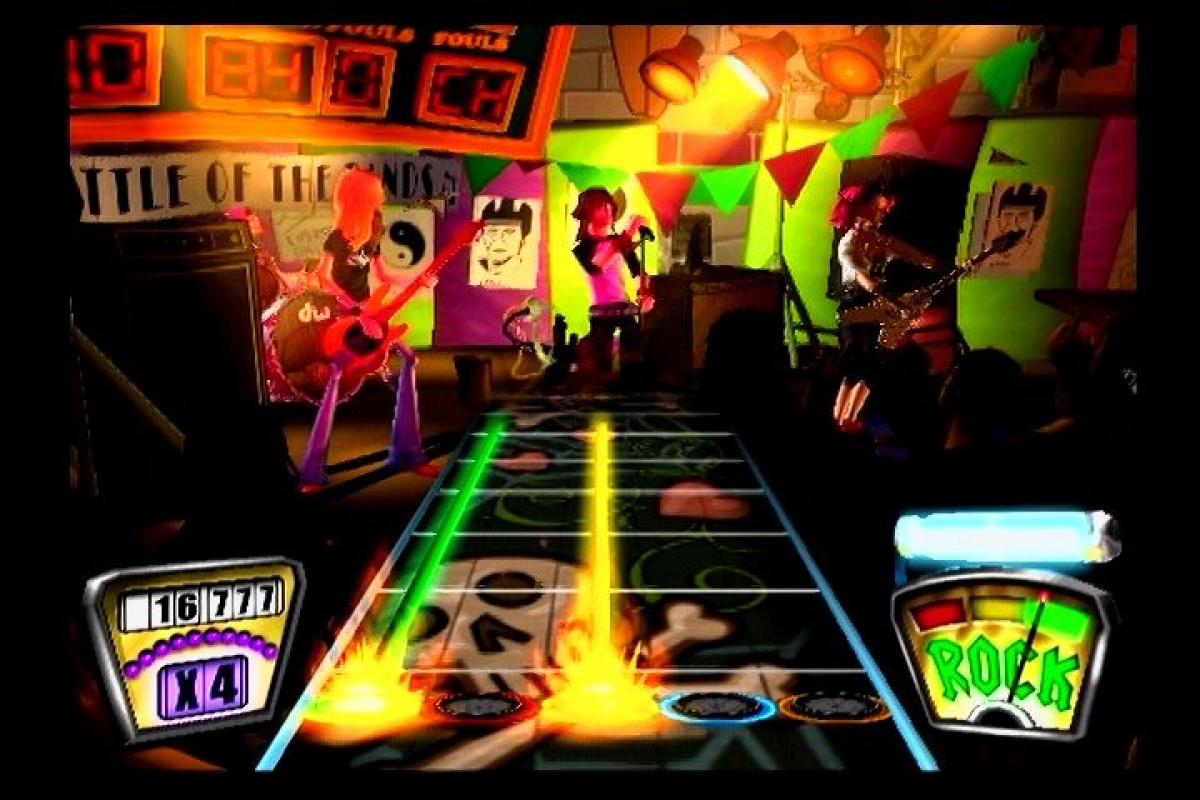 Guitar Hero: Encore Rocks the 80's gameplay for PlayStation 2 (PS2) video game