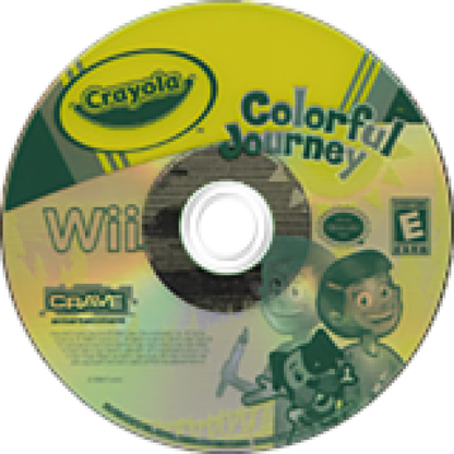 Crayola Colorful Journey disc cover art for Nintendo Wii (Wii) video game 