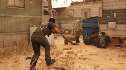 MindsEye for PlayStation 5 (PS5) at Gamers INC, featuring a high-octane, cinematic action-thriller set in a near-future world of corporate espionage, advanced robotics, and conspiracy-driven combat from the visionary creators of the "Everywhere" platform gameplay screenshot