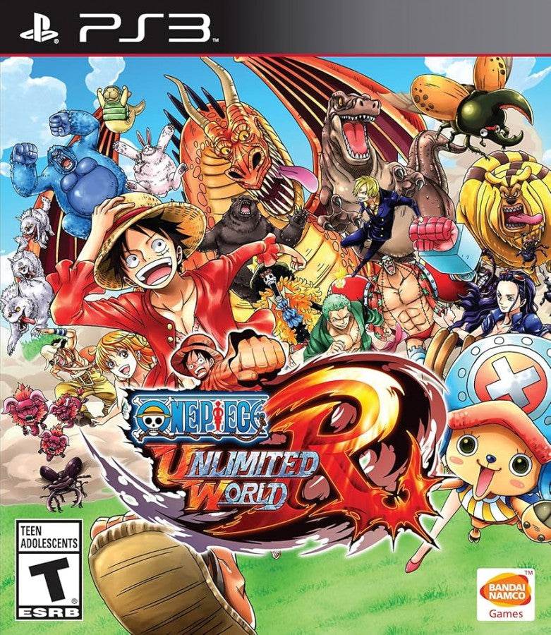 One Piece: Unlimited World Red cover art for PlayStation 3 (PS3) video game