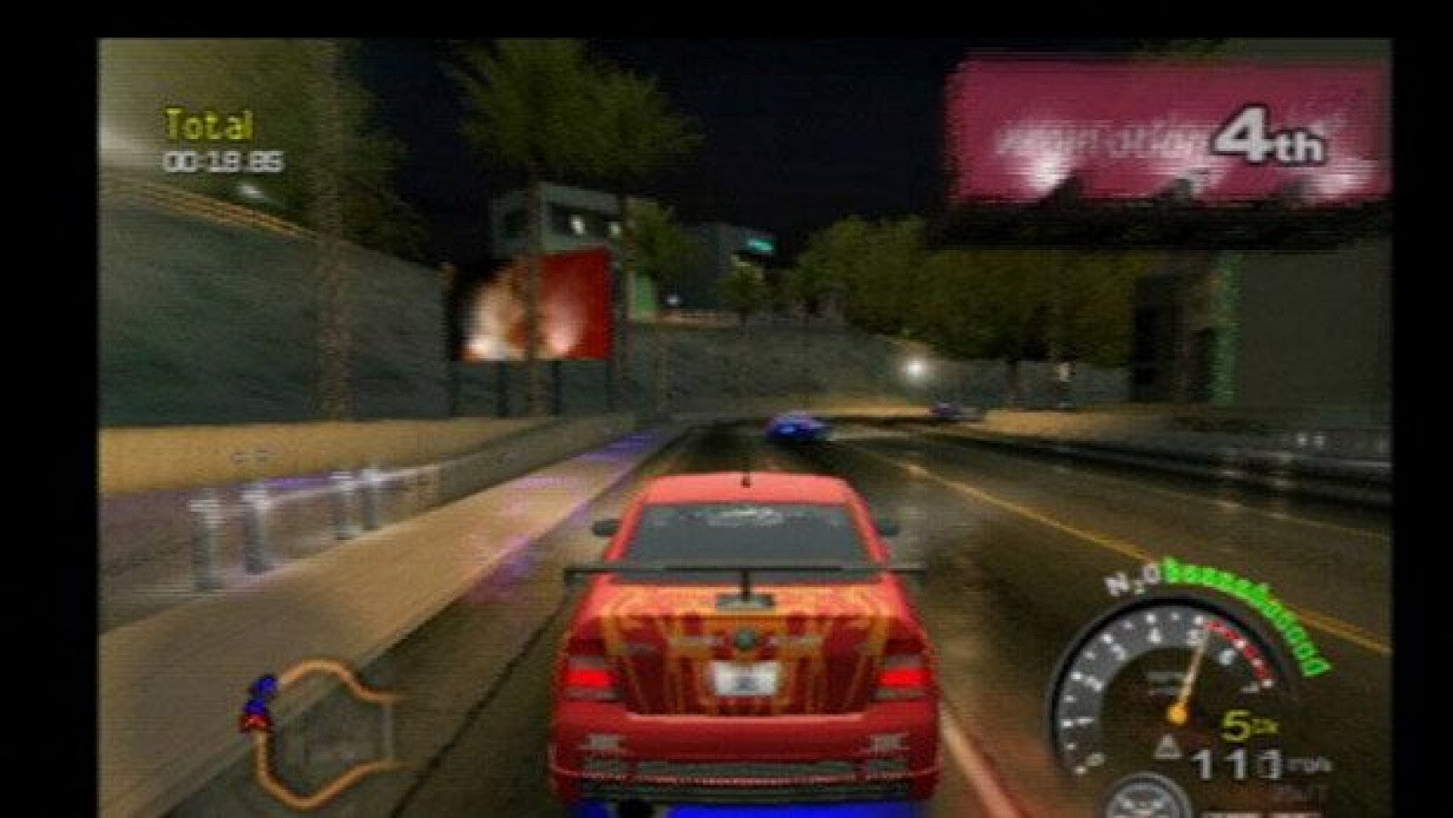 Street Racing Syndicate – PlayStation 2 (PS2) video game gameplay, street racing action.