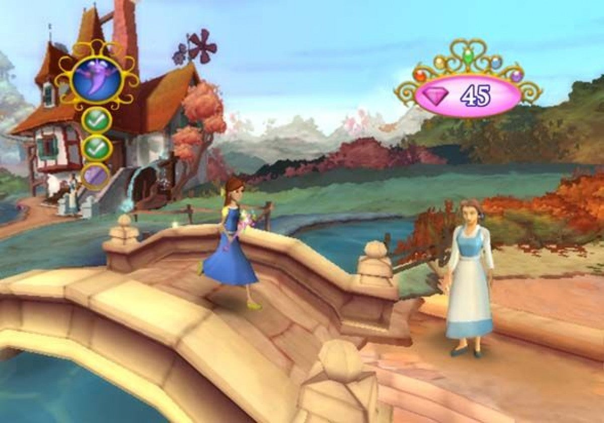 Disney Princess: My Fairytale Adventure gameplay for Nintendo 3DS (3DS) action adventure video game
