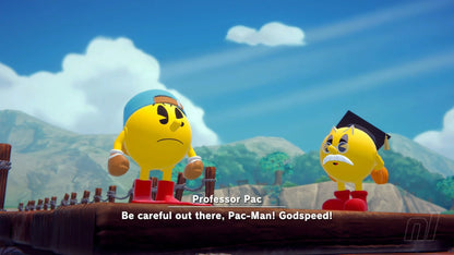 Pac-Man World Re-Pac PS5 game featuring classic 3D platforming gameplay, colorful environments, and modern remastered visuals for PlayStation 5 gameplay
