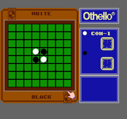 Othello gameplay image for Nintendo Entertainment System NES retro video game