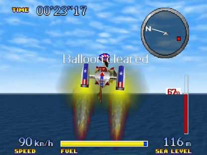 Pilotwings 64 Gameplay for Nintendo 64 (N64) video game