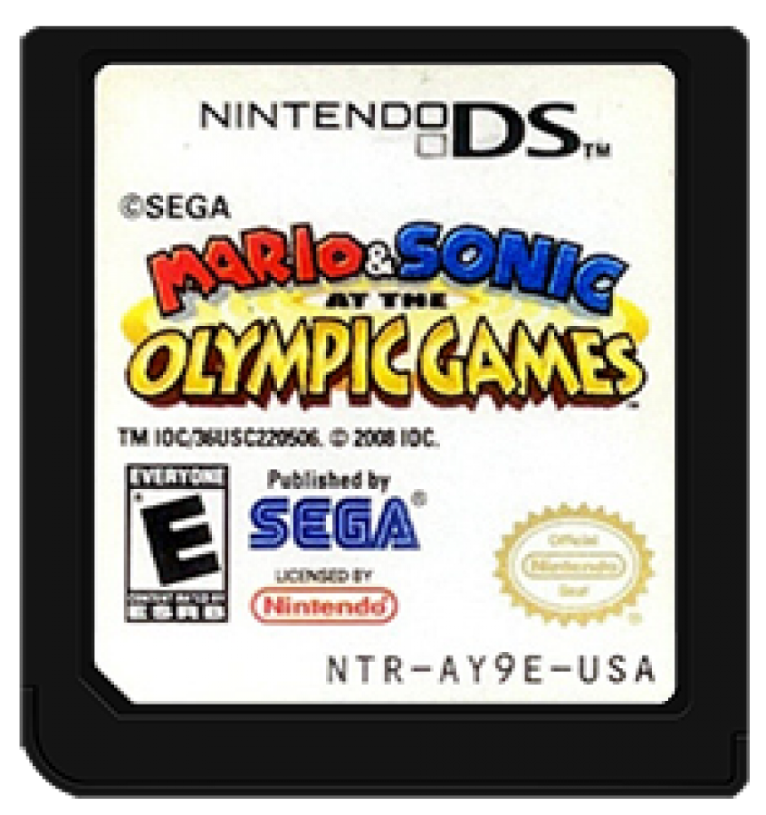 Mario & Sonic at the Olympic Games cartridge for Nintendo DS (DS) sports mini-game collection video game