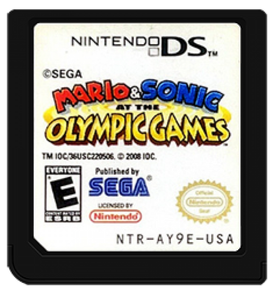 Mario & Sonic at the Olympic Games cartridge for Nintendo DS (DS) sports mini-game collection video game