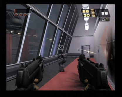 Red Faction II – PlayStation 2 (PS2) video game gameplay, first-person sci-fi shooter.