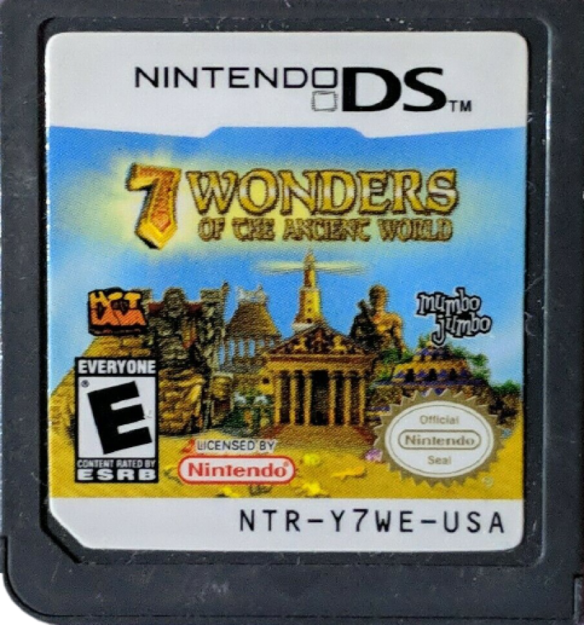 7 Wonders of the Ancient World cartridge for the Nintendo DS (DS) video game