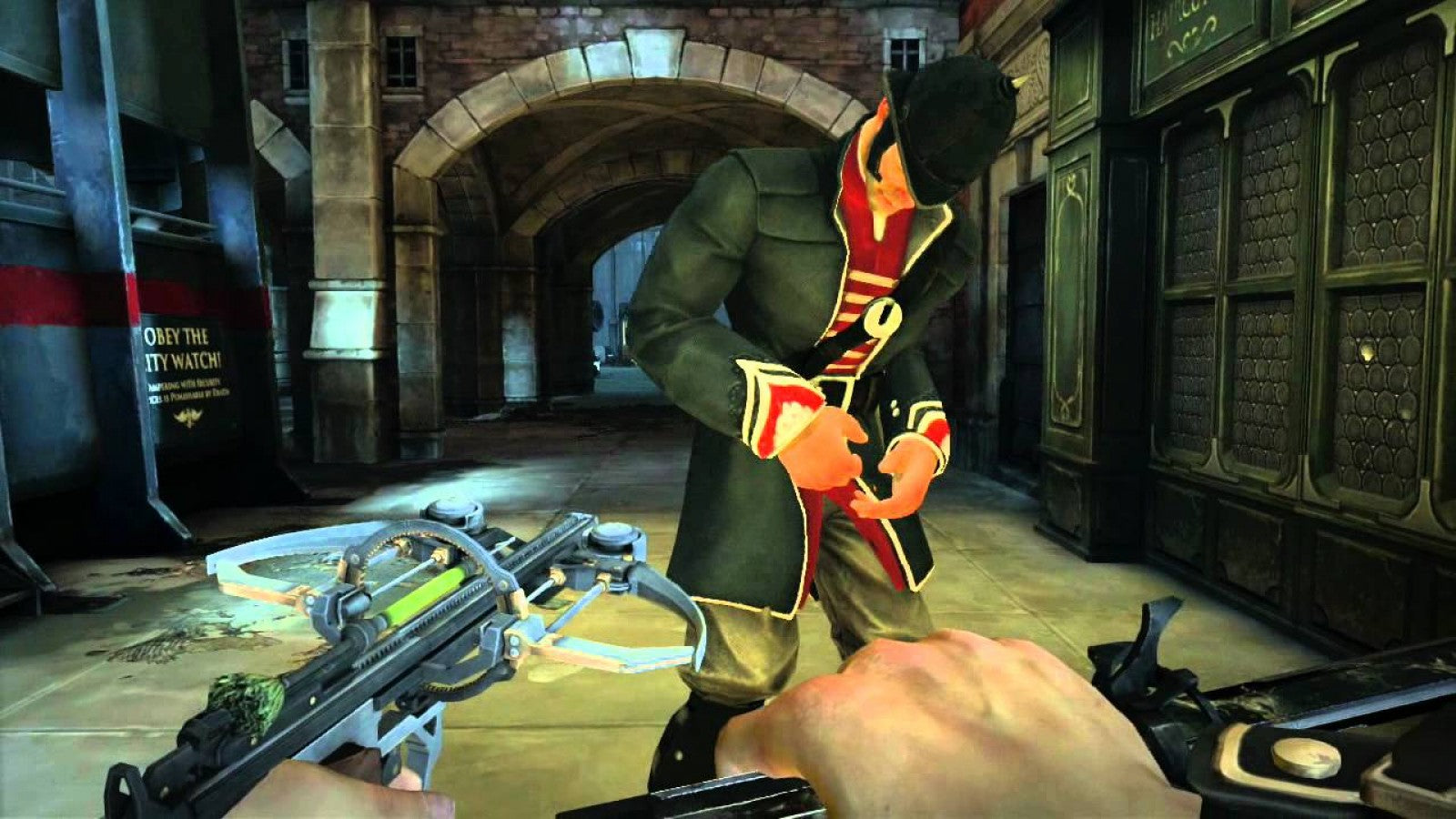 Dishonored Game of the Year Greatest Hits PlayStation 3 PS3 for retro video game enthusiasts featuring first person stealth action gameplay supernatural powers immersive assassination missions branching choices open ended level design steampunk inspired world and collectible gaming appeal gameplay 