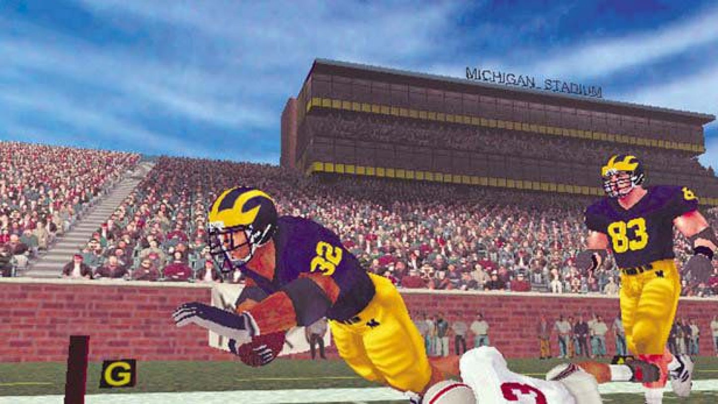 NCAA GameBreaker 2001 – PlayStation 2 (PS2) college football sports video game gameplay
