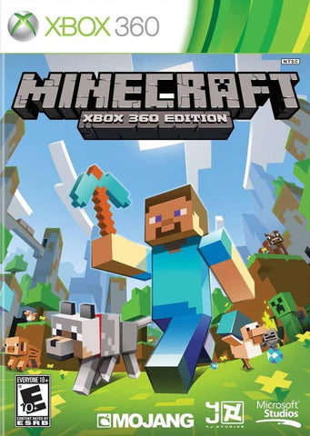 Minecraft [Xbox 360 Edition] cover art for Xbox 360 (X360) sandbox survival crafting video game