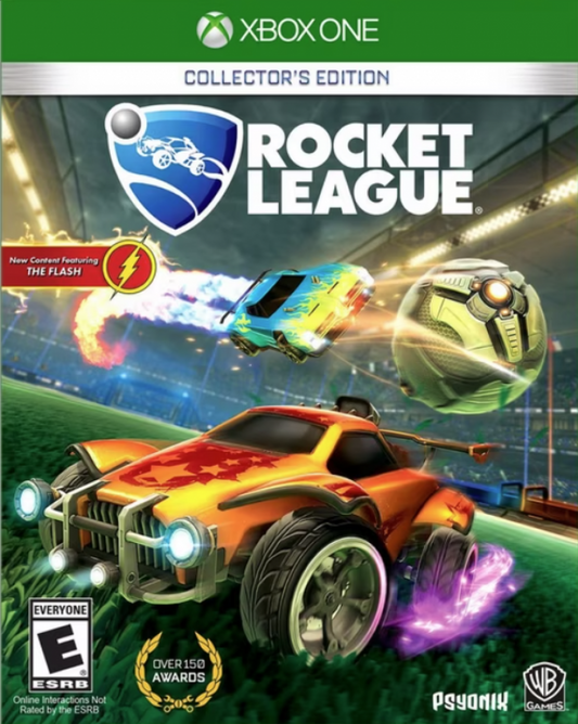 Rocket League [Collector's Edition] – Xbox One (XONE) cover art for vehicular soccer video game