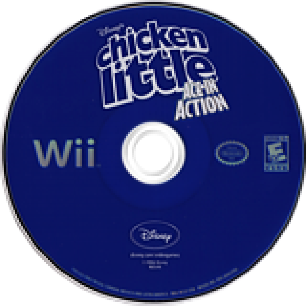 Chicken Little Ace in Action Nintendo Wii for retro video game enthusiasts featuring action flight and ground combat gameplay cinematic movie tie in missions cartoon styled characters aerial dogfighting mechanics platforming sections and collectible gaming appeal disc