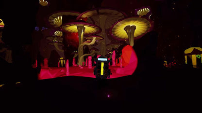 Astroneer Nintendo Switch inspired design featuring colorful space exploration adventure aesthetic planetary discovery crafting and base building resource gathering cooperative gameplay vibrant alien worlds creative sandbox mechanics and immersive sci fi survival presentation gameplay