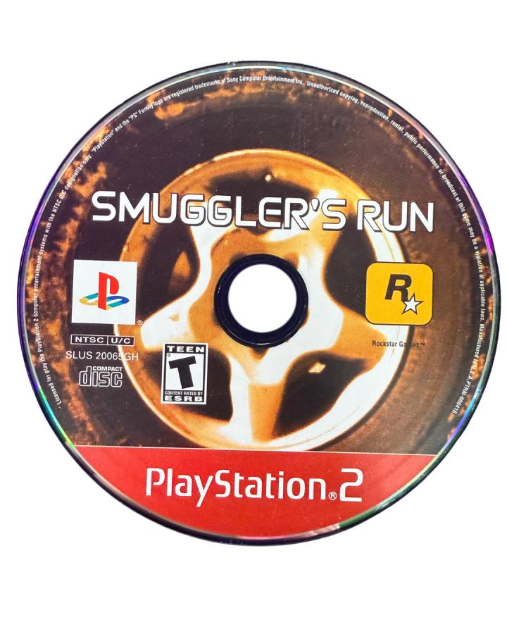 Smuggler's Run Greatest Hits edition for PlayStation 2 off road driving action game featuring open desert environments mission based gameplay vehicle chases arcade style racing disc