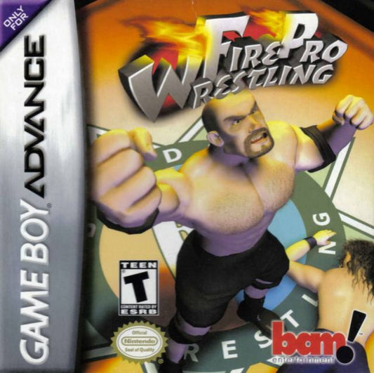 Fire Pro Wrestling cover art for Game Boy Advance (GBA) video game