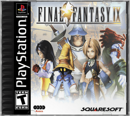 Final Fantasy IX cover art for PlayStation 1 PS1 video game