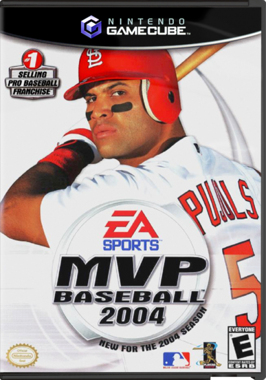 MVP Baseball 2004 cover art for GameCube (GC) video game