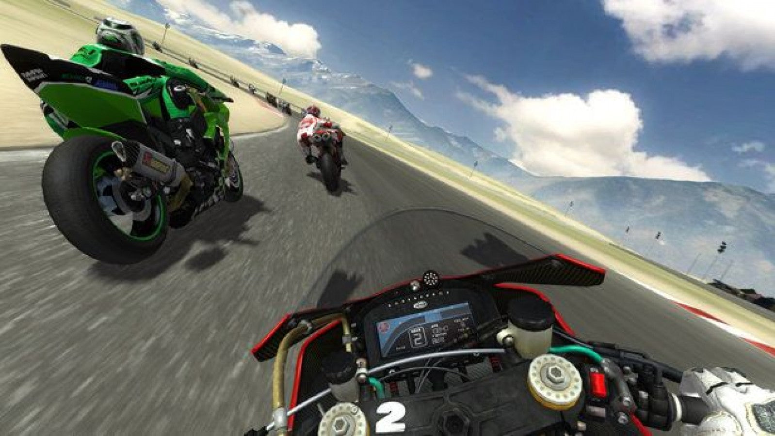 SBK: Superbike World Championship – PlayStation 2 (PS2) video game gameplay, motorcycle racing game.