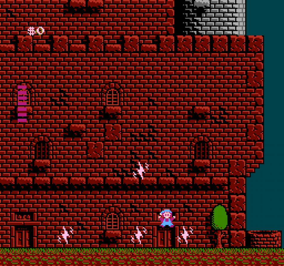 Milon's Secret Castle gameplay image for Nintendo Entertainment System (NES) retro video game